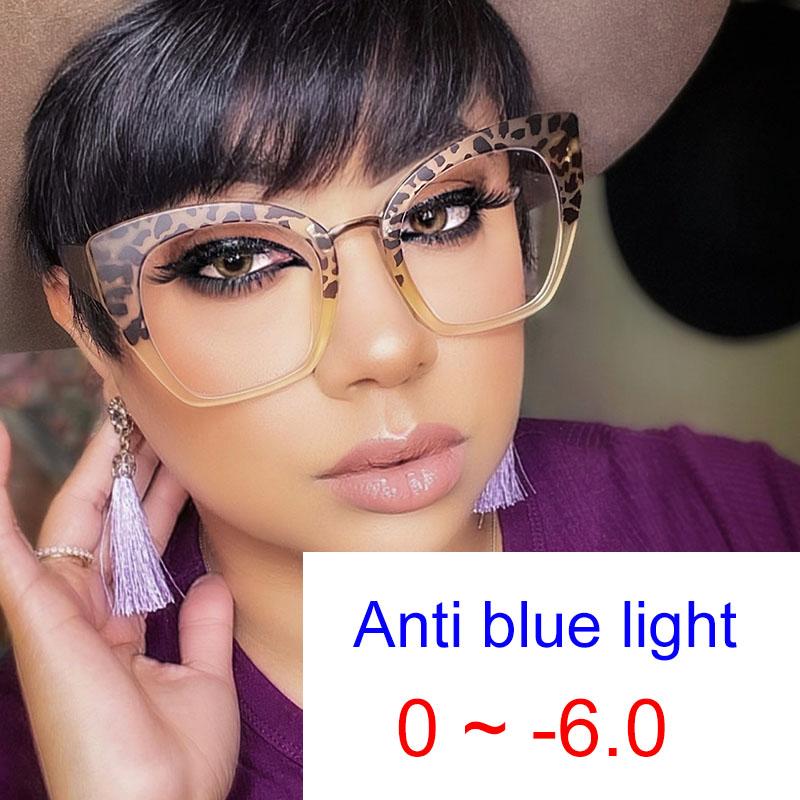 Sunglasses Fashion Oversized Cat Eye Myopia Glasses Women Anti Blue Light Graduate Eyewear Optical Prescription Diopter 0 To -6.0
Sunglasses Fashion Oversized Cat Eye Myopia Glasses Women Anti Blue Light Graduate Eyewear Optical Prescription Diopter 0 To -6.0