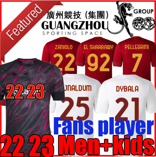S - 4XL 22 23 DYBALA SOCCER JERSEYS ROMA home final Pastore Abraham 2022 2023 player version totti Zaniolo MANCINI KUMBULLA men kids kit FOOTBALL EL SHAARAWY Uniform, 22/23 home player 1
S - 4XL 22 23 DYBALA SOCCER JERSEYS ROMA home final Pastore Abraham 2022 2023 player version totti Zaniolo MANCINI KUMBULLA men kids kit FOOTBALL EL SHAARAWY Uniform, 22/23 home player 1