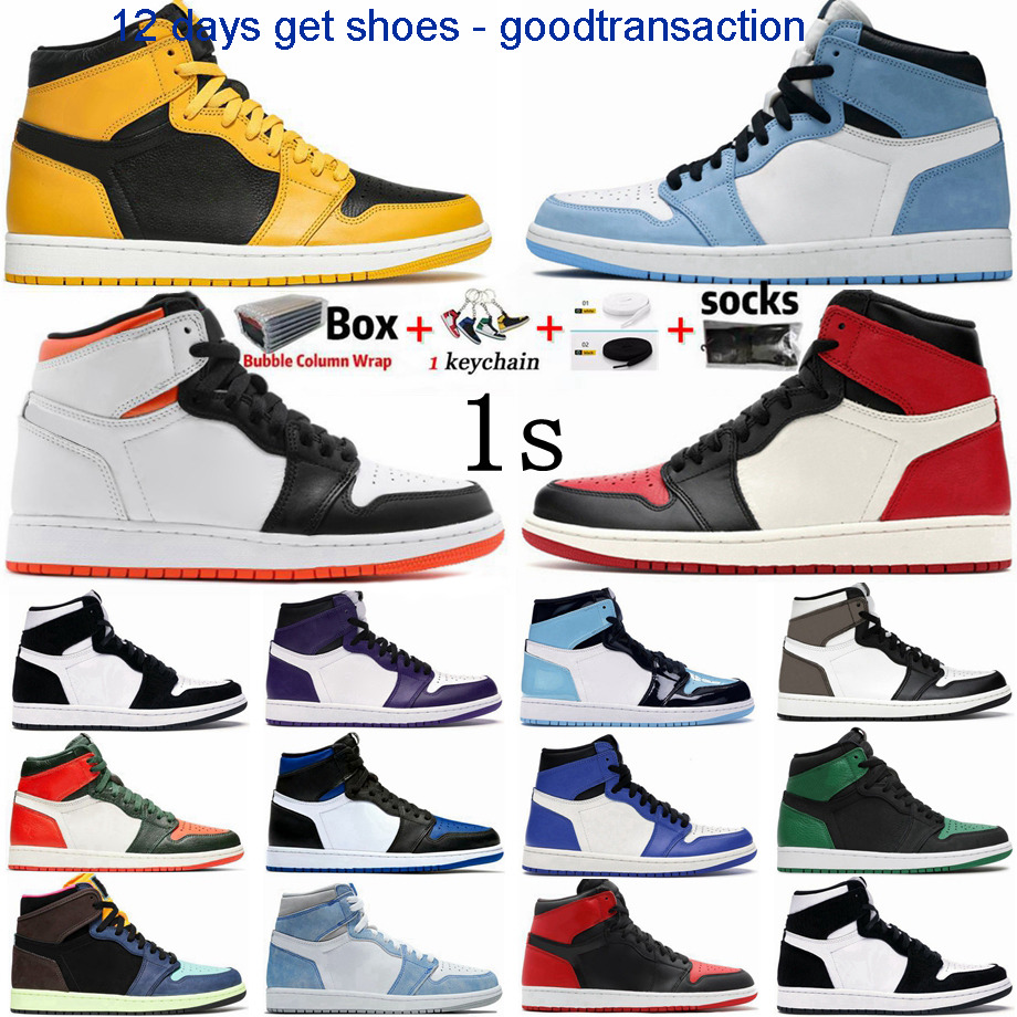 with original box 3 days ship Electro Orange OG Jumpman 1 1s Mens Basketball Shoes Pollen Obsidian UNC Hyper Royal University Blue Lucky Gre, 18
with original box 3 days ship Electro Orange OG Jumpman 1 1s Mens Basketball Shoes Pollen Obsidian UNC Hyper Royal University Blue Lucky Gre, 18
