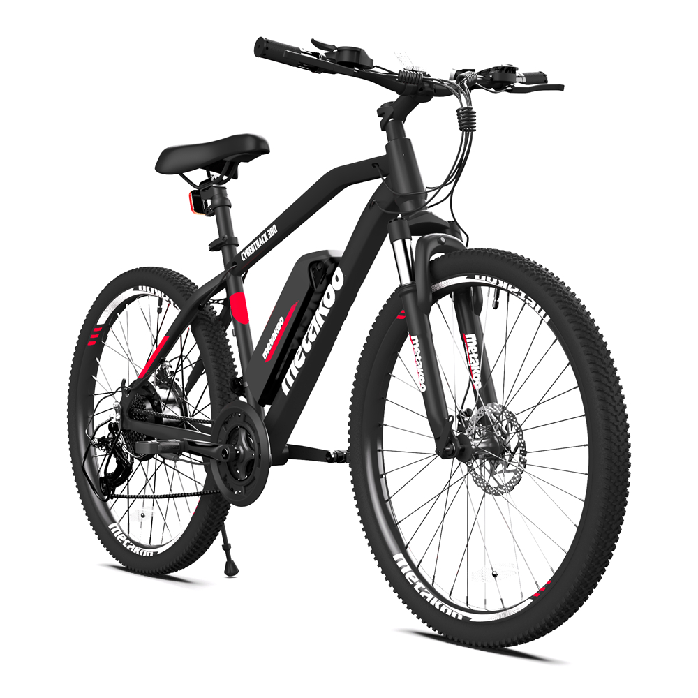 [USA Direct]C300 27.5inch Electric Mountain Bike 500W Electric Bicycle with Removable 48V 10.4AN Lithium-Ion Battery 21MPH Adults E-Bike Shimano 21 Sp