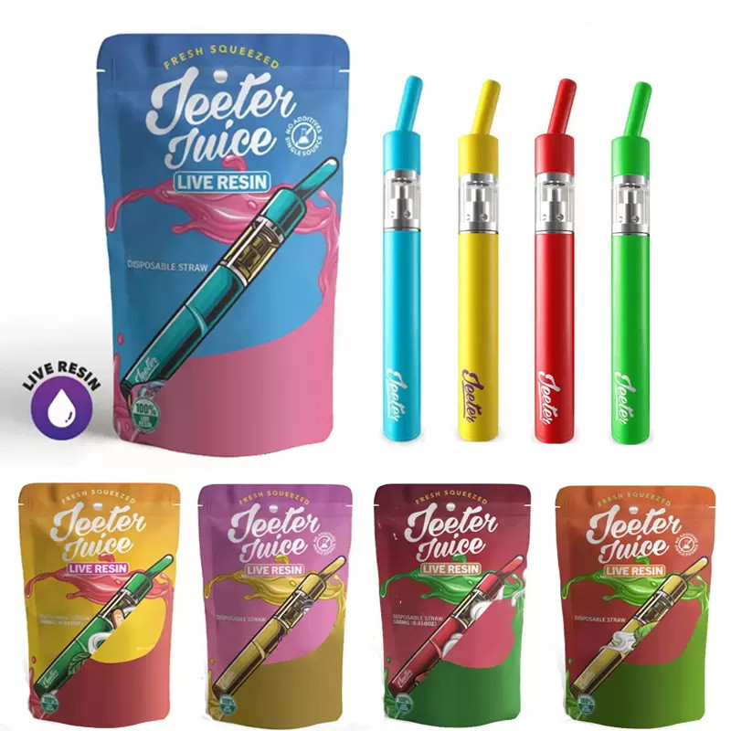 Jeeter Juice kit Live Resin Rechargeable Disposable E Cigarettes Vape Pen Preheat 0.5ml Atomizers Carts Thick Oil Vaporizer 180mAh Micro USB Charging, 0.5ml mix colors
Jeeter Juice kit Live Resin Rechargeable Disposable E Cigarettes Vape Pen Preheat 0.5ml Atomizers Carts Thick Oil Vaporizer 180mAh Micro USB Charging, 0.5ml mix colors