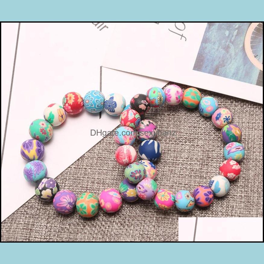 Beaded Strands Bracelets Jewelry Fashion Colorf Handmade Bohemian Beaded Floral Soft Clay Elastic Bracelet For Women Girls National Drop De
Beaded Strands Bracelets Jewelry Fashion Colorf Handmade Bohemian Beaded Floral Soft Clay Elastic Bracelet For Women Girls National Drop De