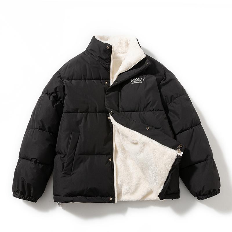 Men's Jackets Men Winter Casual Warm Thick Fleece Parkas Reversible Jacket Embroidery Coat Male Autumn Fashion Pockets Windproof Parka Women, Black;brown
Men's Jackets Men Winter Casual Warm Thick Fleece Parkas Reversible Jacket Embroidery Coat Male Autumn Fashion Pockets Windproof Parka Women, Black;brown