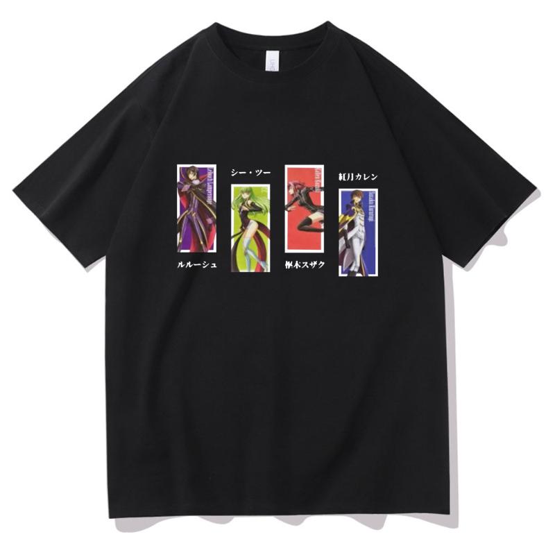 Men' T-Shirts CODE GEASS Lelouch Of The Rebellion Anime Print Tee Short Sleeve Man Women Oversized T-shirt Unisex Soft Cotton Novelty Tshir, Green
Men' T-Shirts CODE GEASS Lelouch Of The Rebellion Anime Print Tee Short Sleeve Man Women Oversized T-shirt Unisex Soft Cotton Novelty Tshir, Green