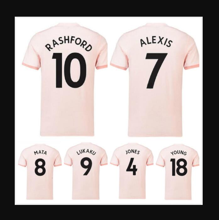 2018 Retro Manchester Soccer Jersey ALEXIS POGBA RASHFORD away pink 18/19 men Sport football shirt
2018 Retro Manchester Soccer Jersey ALEXIS POGBA RASHFORD away pink 18/19 men Sport football shirt