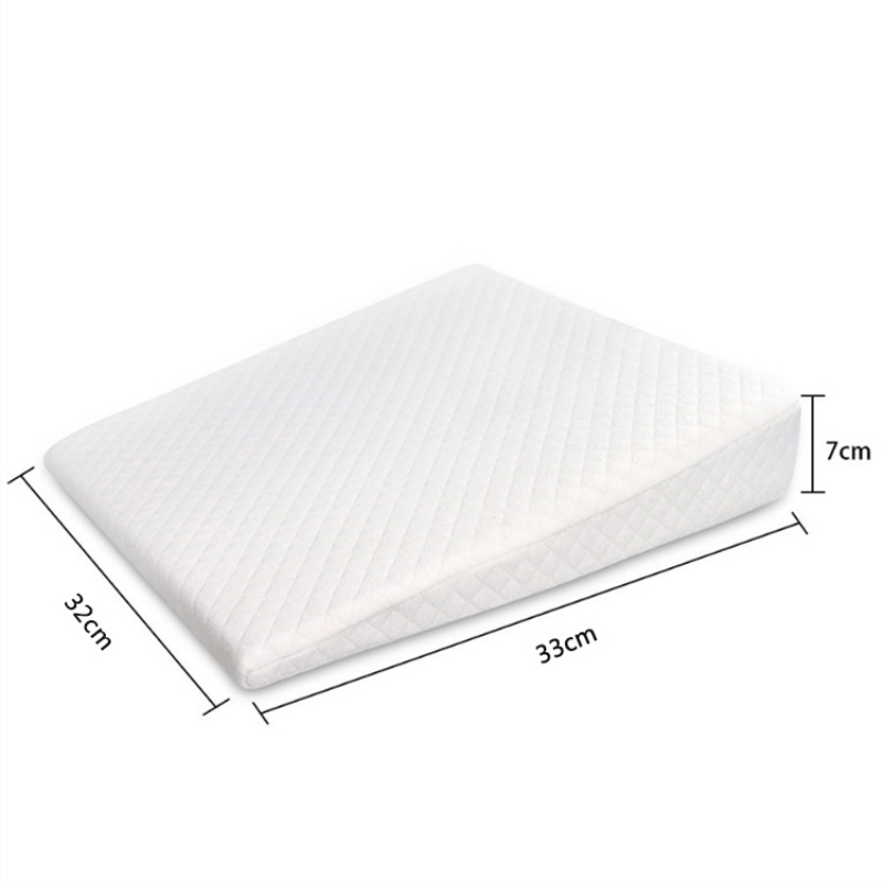 Baby Sleep Positioner White Bassinet Baby Wedge Pillow Prevent Flat Head Anti Reflux Raised Colic Pillow Cushion Shaping Pillow 220519