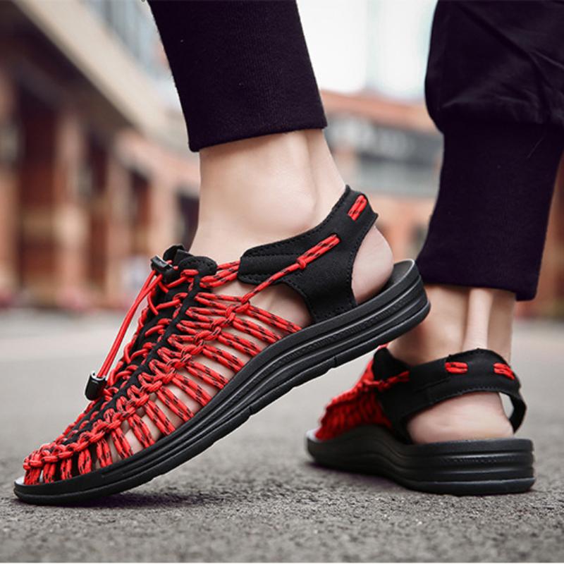 Sandals Braided Men's Fashion Women Casual Couple Beach Shoes Non-slip Flat For Size 44 2022Sandals, Beige
Sandals Braided Men's Fashion Women Casual Couple Beach Shoes Non-slip Flat For Size 44 2022Sandals, Beige