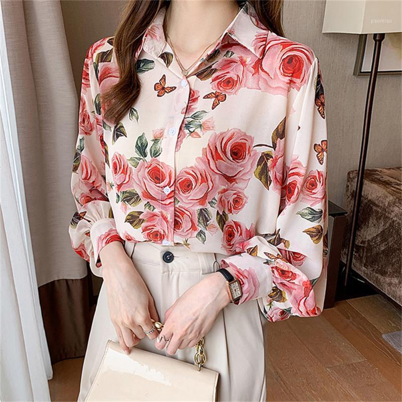 Women's Blouses & Shirts Alien Kitty Printed Work Wear Women Plus Size Roses Full Sleeve 2022 OL Chic Autumn Office Lady Loose Chiffon Tops, Photo color
Women's Blouses & Shirts Alien Kitty Printed Work Wear Women Plus Size Roses Full Sleeve 2022 OL Chic Autumn Office Lady Loose Chiffon Tops, Photo color
