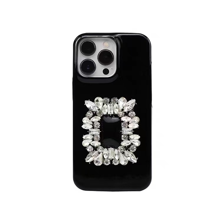 Advanced rhinestone buckle phone cases 13 pro max bright black paint leather fashion phone case 12, Customize
Advanced rhinestone buckle phone cases 13 pro max bright black paint leather fashion phone case 12, Customize