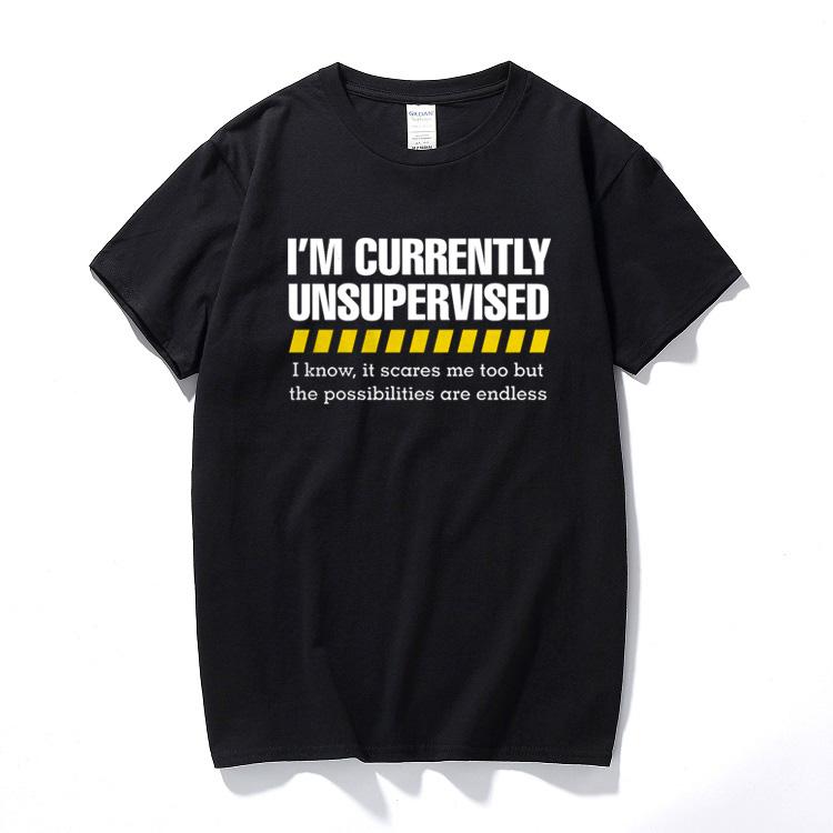 Men's T-Shirts Men Clothes Unsupervised Mens Funny T Shirt Gift For Him Dad Grandad Joke Slogan Cotton Short Sleeve Tshirt, Black
Men's T-Shirts Men Clothes Unsupervised Mens Funny T Shirt Gift For Him Dad Grandad Joke Slogan Cotton Short Sleeve Tshirt, Black