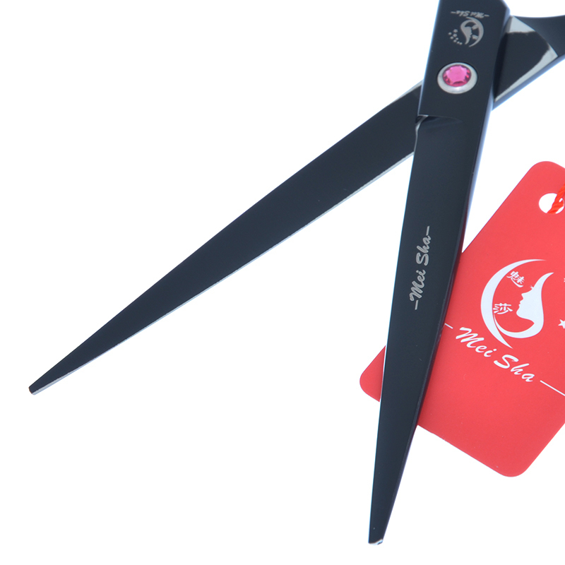 Meisha 7.0" Black Professional Big Hairdressing Cutting Scissors 6.5" Barber Shop Thinning Trimming Shear Salon Hair Tool A0136A 220317