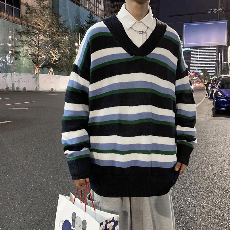 Men's Sweaters Sweater Pullovers Autumn Winter Streetwear Embroidered Letters Stripes Casual Loose Couple Clothes Korean Top Ins, Sky blue
Men's Sweaters Sweater Pullovers Autumn Winter Streetwear Embroidered Letters Stripes Casual Loose Couple Clothes Korean Top Ins, Sky blue
