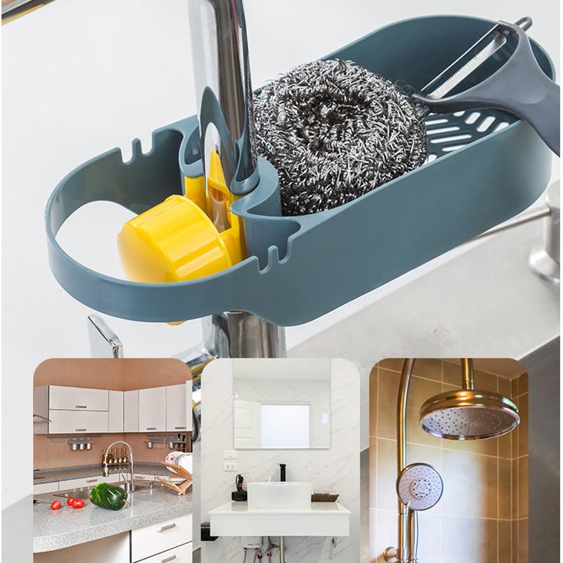 Hooks & Rails Faucet Rack Storage Creative Dishcloth Drain Racks Kitchen Sink Multifunctional Organizer Rag Sponge Holder
Hooks & Rails Faucet Rack Storage Creative Dishcloth Drain Racks Kitchen Sink Multifunctional Organizer Rag Sponge Holder