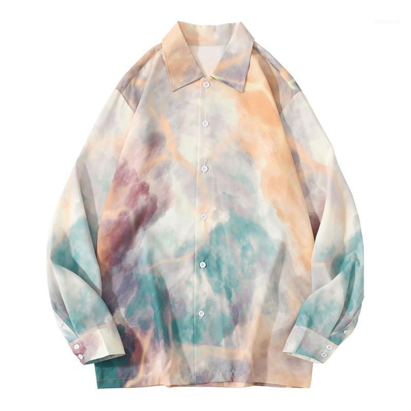 Mens Hip Hop Casual Harajuku Beach Party Blouse Tie Dye Sky Print Long Sleeve Shirts Streetwear Hawaiian Shirt Tops Men, Grey
Mens Hip Hop Casual Harajuku Beach Party Blouse Tie Dye Sky Print Long Sleeve Shirts Streetwear Hawaiian Shirt Tops Men, Grey