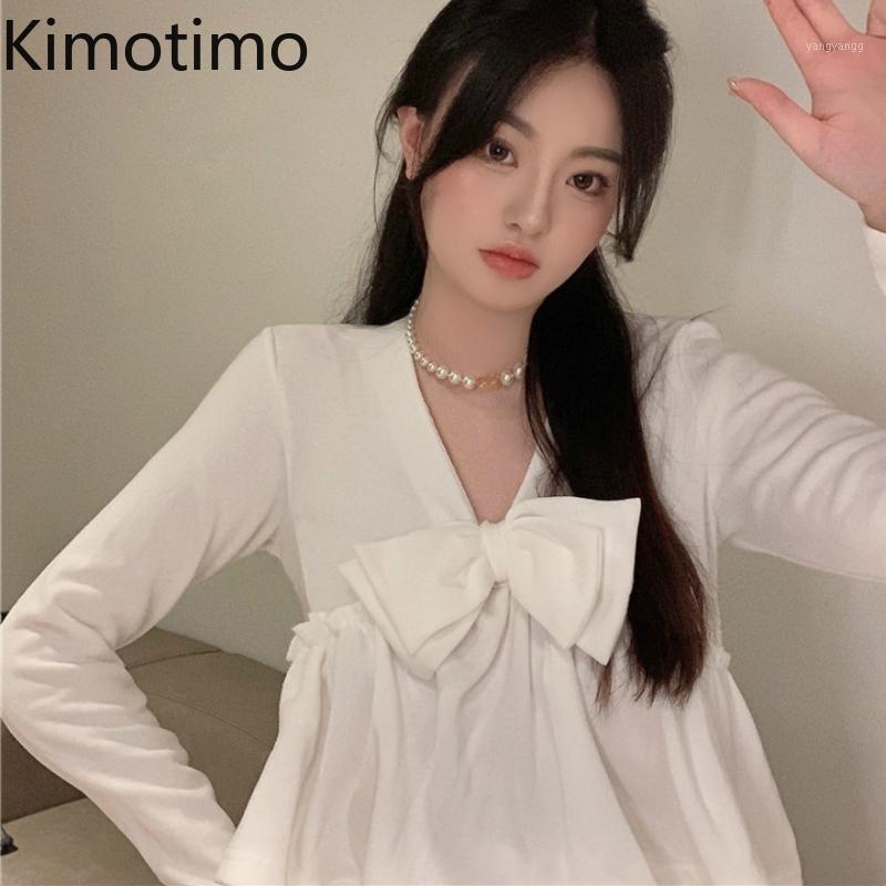 Kimotimo Sweet Shirt Tops 2022 Autumn Women V Neck Bow White Elegant Blusas Chic Korean Casual Office Lady Party Blouse Women's Blouses & Sh
Kimotimo Sweet Shirt Tops 2022 Autumn Women V Neck Bow White Elegant Blusas Chic Korean Casual Office Lady Party Blouse Women's Blouses & Sh