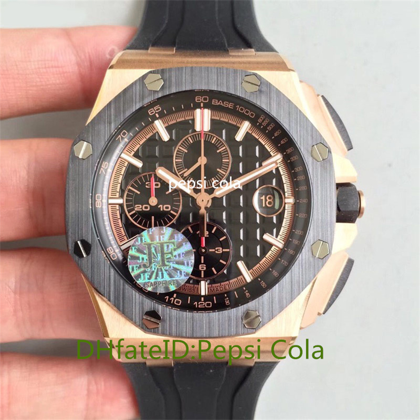 Top men's watches 44mm cal3126 timing movement automatic mechanical watch gold 6-pin 12 character ceramic ring rubber belt 316L famous brand diving watch-5
Top men's watches 44mm cal3126 timing movement automatic mechanical watch gold 6-pin 12 character ceramic ring rubber belt 316L famous brand diving watch-5