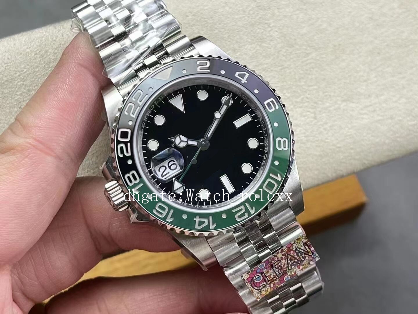 2 models CLEAN Product Left-Handed Watches 40mm GMT 126720 126720VTNR-0001 Cerachrom 904L Steel CAL.3285 Movement Mechanical Automatic Mens Watch Men's Wristwatches
2 models CLEAN Product Left-Handed Watches 40mm GMT 126720 126720VTNR-0001 Cerachrom 904L Steel CAL.3285 Movement Mechanical Automatic Mens Watch Men's Wristwatches