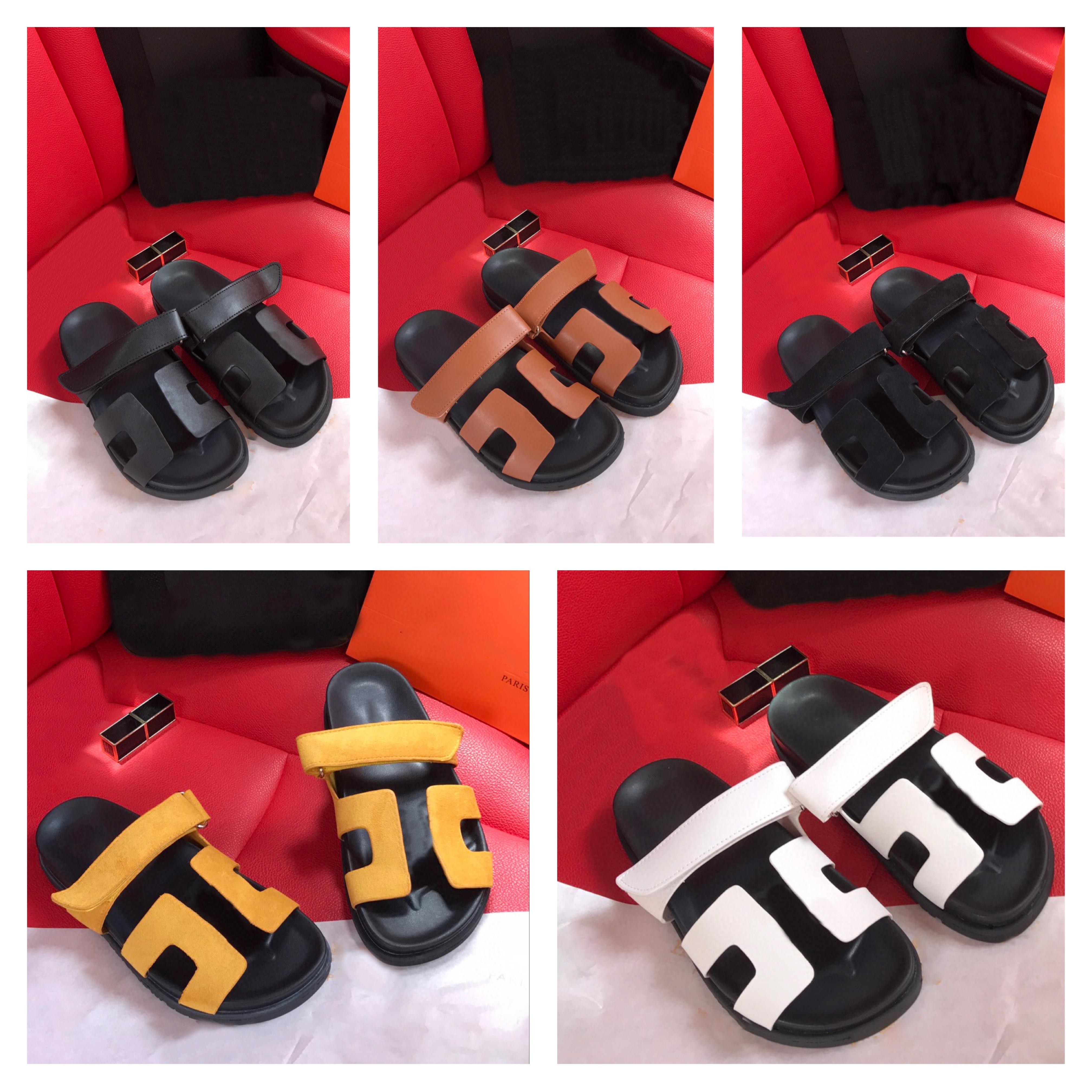 Designer Slippers Chypre H Sandals Beach Classic Flats Luxury Summer Lady Leather Flip Flops Top Quality Men Women Slides Size 35-44 With Box
Designer Slippers Chypre H Sandals Beach Classic Flats Luxury Summer Lady Leather Flip Flops Top Quality Men Women Slides Size 35-44 With Box