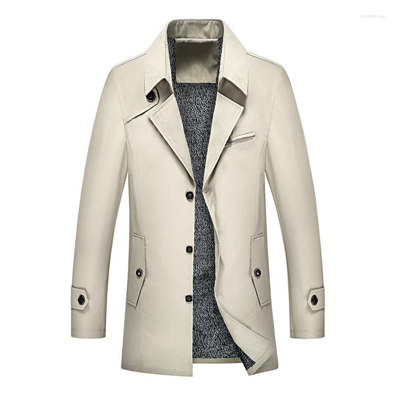 Men's Trench Coats Winter Style Plus Velvet Windbreaker Men's/business Casual Cotton Jacket Size Blended Man Tops 8XL Viol22, Black 
Men's Trench Coats Winter Style Plus Velvet Windbreaker Men's/business Casual Cotton Jacket Size Blended Man Tops 8XL Viol22, Black