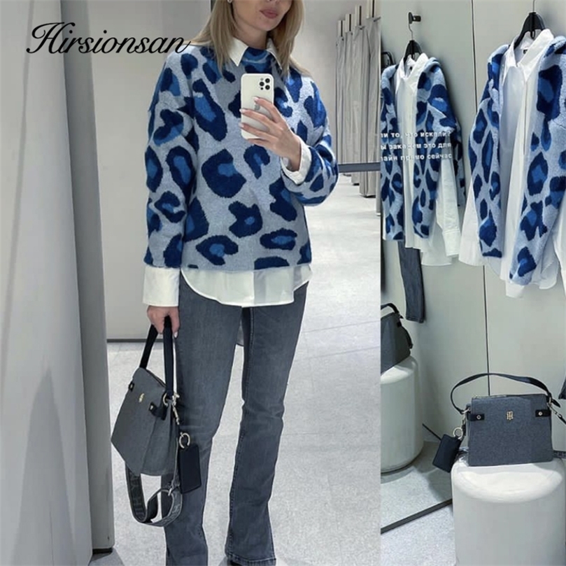 Hirsionsan Winter Women Sweater Leopard Print Basic Knitted Turtleneck Oversize Pullovers Jumper Vintage Warm Clothes for Lady 220816, Red
Hirsionsan Winter Women Sweater Leopard Print Basic Knitted Turtleneck Oversize Pullovers Jumper Vintage Warm Clothes for Lady 220816, Red