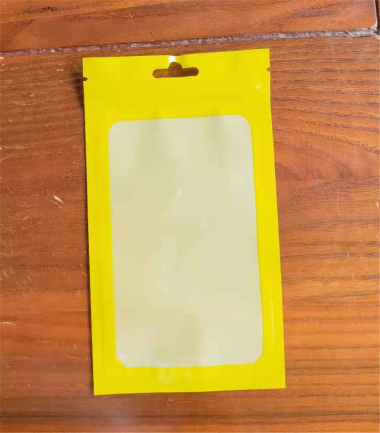 General Glossy Plastic Zip Lock Packaging Bags Clear Window Resclosable Jewelry Trinkets Tea Snack Candy Sugar Beaf Wedding Party Gifts Hanging Pouche