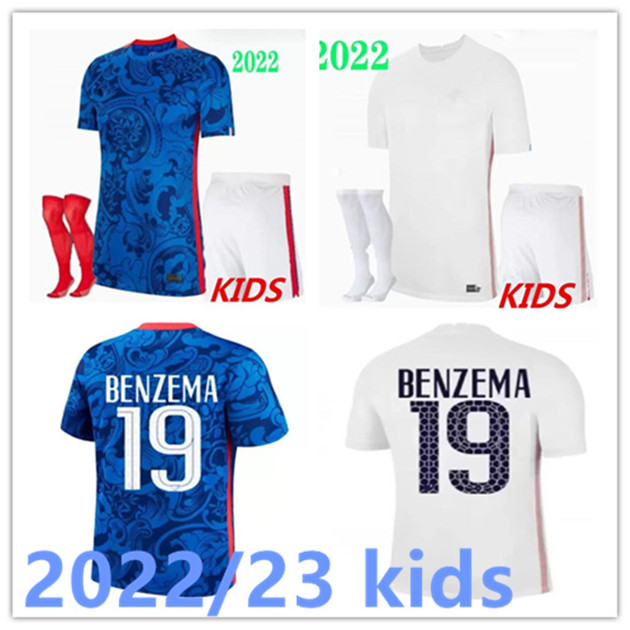 2022 2023 french #19 BENZEMA Boys soccer Jersey Maillot de Foot francia enfant kids kit 2 stars MBAPPE POGBA football 22/23 shirt Jerseys, Home
2022 2023 french #19 BENZEMA Boys soccer Jersey Maillot de Foot francia enfant kids kit 2 stars MBAPPE POGBA football 22/23 shirt Jerseys, Home