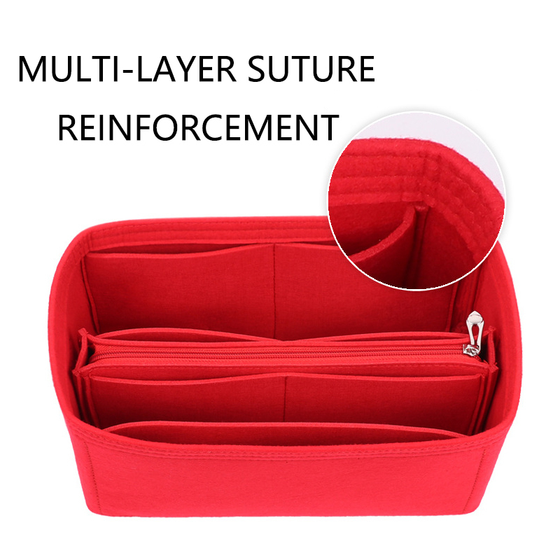 Tas Kain Bulu Kempa Cocok untuk Speedy253035 Tas Tangan Organiser Berslot untuk Perjalanan Dompet Tas Kosmetik Portabel Liner Besar 220611