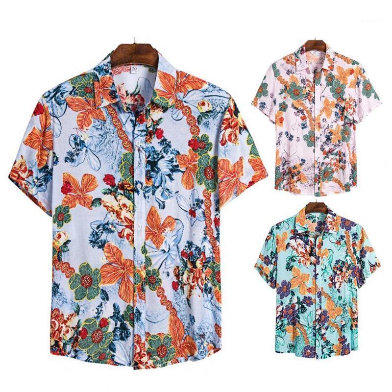 Men's Casual Shirts Fashion Men Beach Shirt Floral Print Breathable Short Sleeve Turndown Collar Top For Work, Green
Men's Casual Shirts Fashion Men Beach Shirt Floral Print Breathable Short Sleeve Turndown Collar Top For Work, Green