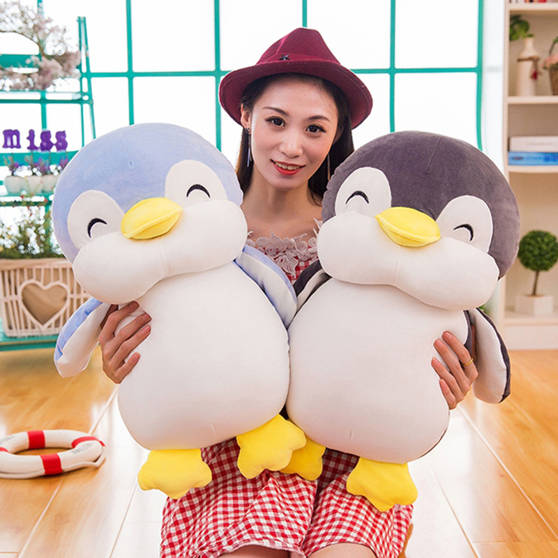 2555cm soft fat penguins plush stuffed cartoon animal doll fashion toy for kids baby lovely girls christmas birthday pillow
