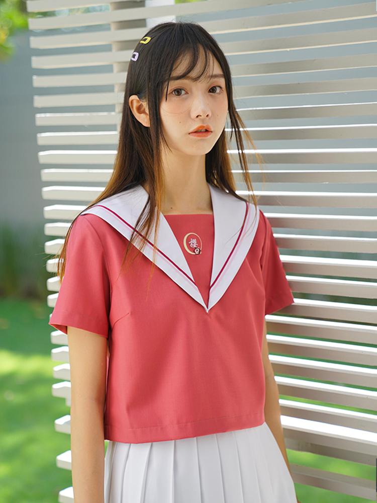 Clothing Sets Japanese School Uniforms Anime Lovely Sailor Suit Tops Skirt JK Navy Style Students Clothes For Girl Cheerleader ClothingCloth, Red short skirt
Clothing Sets Japanese School Uniforms Anime Lovely Sailor Suit Tops Skirt JK Navy Style Students Clothes For Girl Cheerleader ClothingCloth, Red short skirt