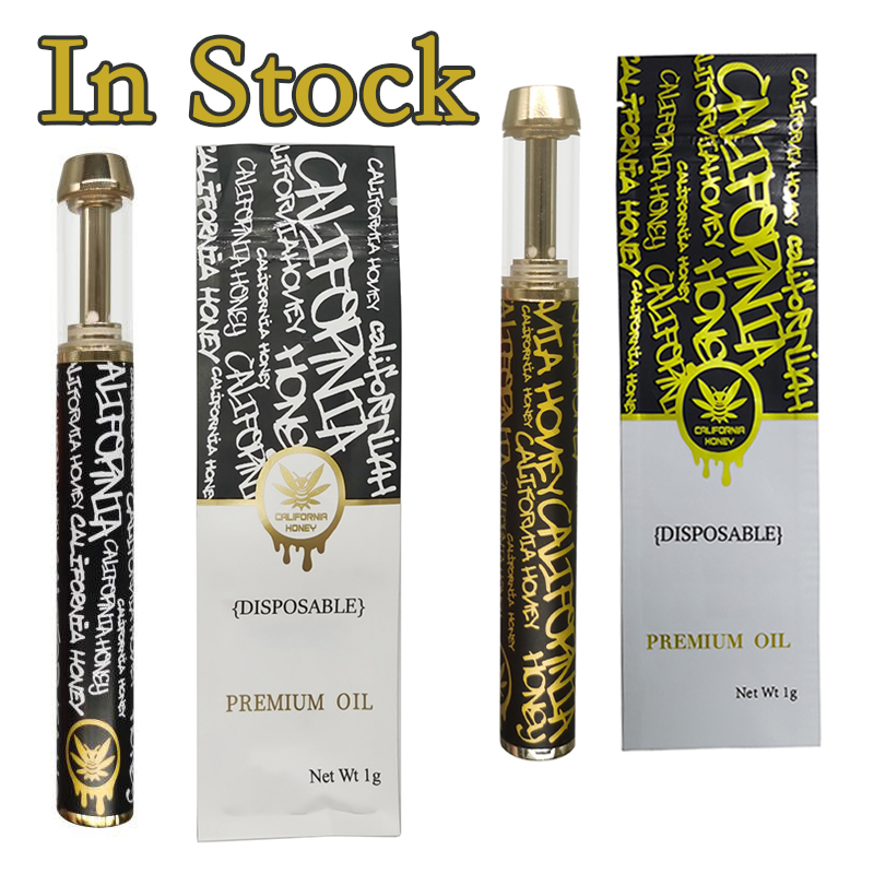 California Honey Disposable Vape Pen E Cigarettes 1.0ml Empty Vapes Pens Copper Tip 400mah Rechargeable Battery Atomizers Thick Oil Cartridges Packaging Bags
California Honey Disposable Vape Pen E Cigarettes 1.0ml Empty Vapes Pens Copper Tip 400mah Rechargeable Battery Atomizers Thick Oil Cartridges Packaging Bags