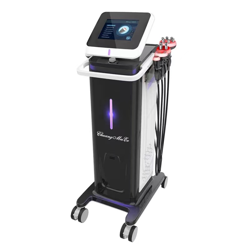 2022 Portable 7 in 1 rf cavitation 80k ultrasonic Cellulite Reduction body slimming mucle build machine
