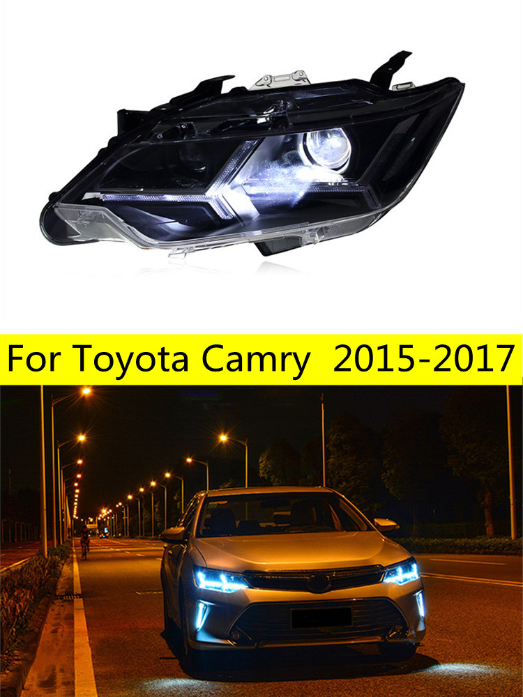 Car Head Light For Toyota Camry 15-17 Headlights LED DRL Running lights Bi-Xenon Beam Airplane Auto Head Lamp Headlamps
Car Head Light For Toyota Camry 15-17 Headlights LED DRL Running lights Bi-Xenon Beam Airplane Auto Head Lamp Headlamps