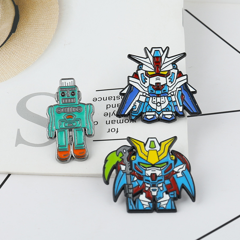 Cartoon Anime Robot Pins for Backpacks Brave Battle Warriors Lapel Enamel Pins Brooches for Bags Badge Friend Kids Boys Gift, Mixed colors
Cartoon Anime Robot Pins for Backpacks Brave Battle Warriors Lapel Enamel Pins Brooches for Bags Badge Friend Kids Boys Gift, Mixed colors