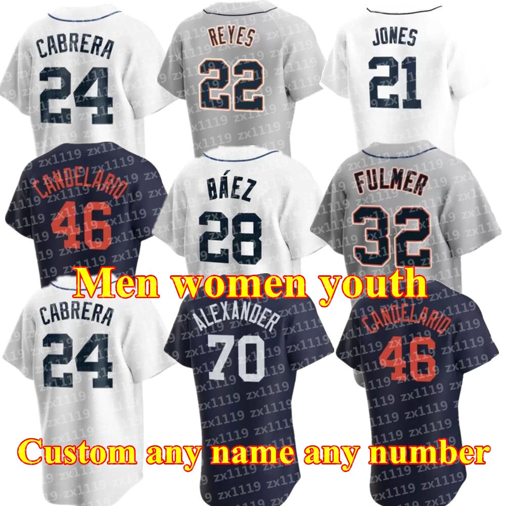 28 Javier Baez Detroit 2022 Tigers Baseball Jersey Custom 24 Miguel Cabrera 7 Jonathan Schoop 8 Robbie Grossman Niko Goodrum Eric Haase Akil Baddoo Player Jerseys, As pic
28 Javier Baez Detroit 2022 Tigers Baseball Jersey Custom 24 Miguel Cabrera 7 Jonathan Schoop 8 Robbie Grossman Niko Goodrum Eric Haase Akil Baddoo Player Jerseys, As pic