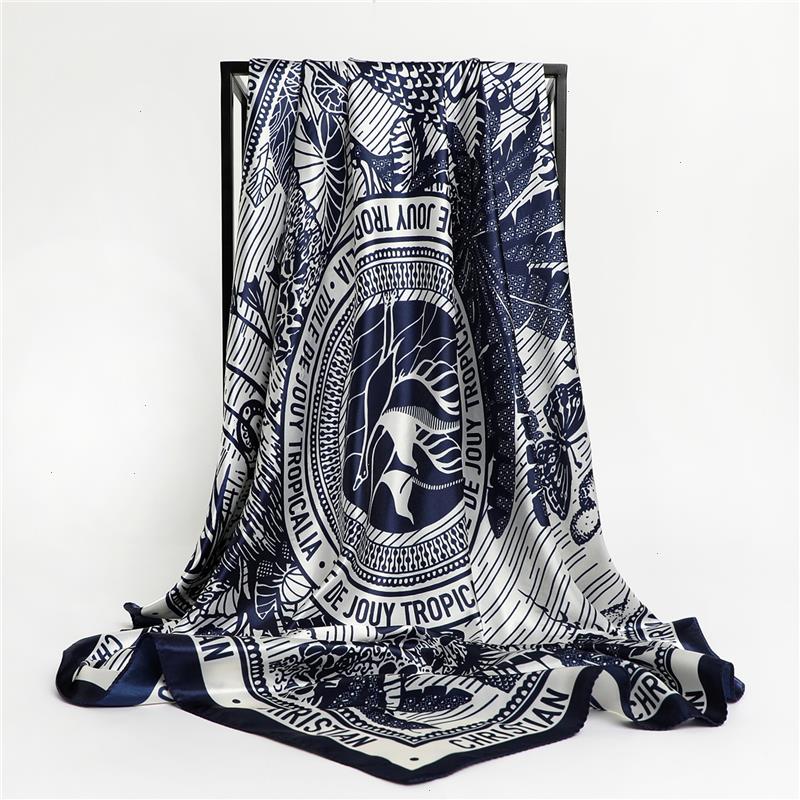 Design Brand Women Silk Scarf Square Chain Print Head Scarfs Female Satin Hijab Scarves Shawl Wrap Lady Headband Foulard 
Design Brand Women Silk Scarf Square Chain Print Head Scarfs Female Satin Hijab Scarves Shawl Wrap Lady Headband Foulard