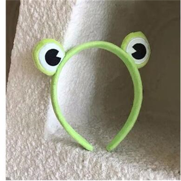 Funny Frog Makeup Headband Wide-brimmed Elastic Hairbands Cute Girls Hair Bands Women Hair Accessories Hairband GC1162