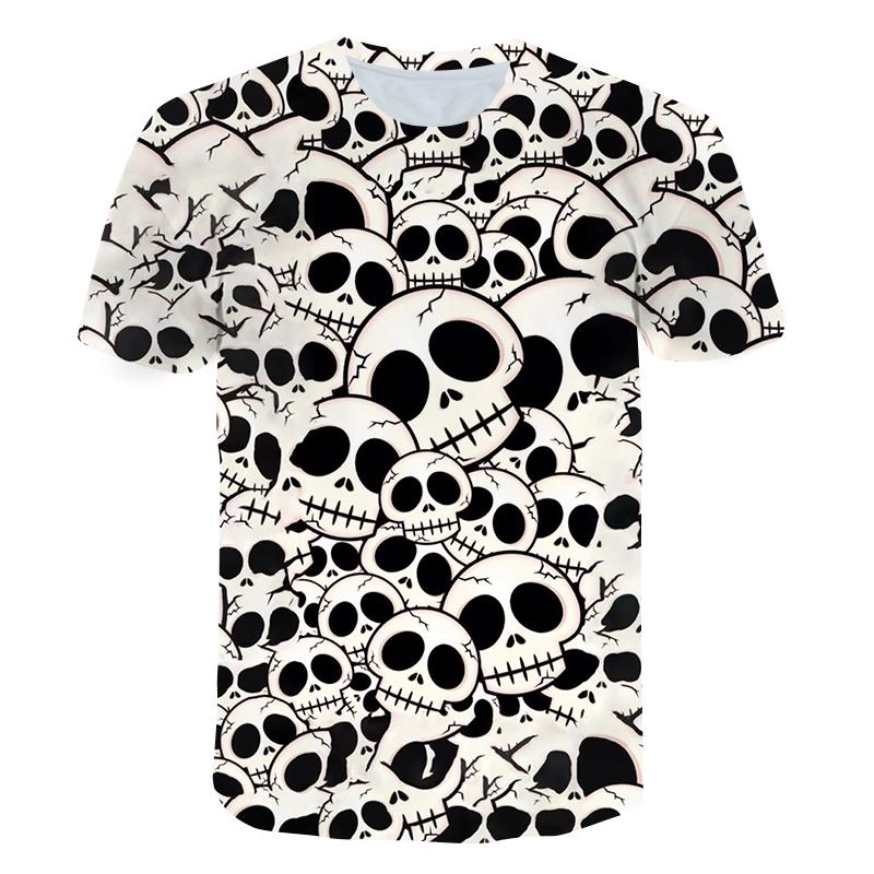 Men' T-Shirts Summer Horror Skull 3D Print T Shirt For Men Casual Oversized Short Sleeve Clothes Streetwear Hip Hop Tops Tees Clothing 6XL, S1378
Men' T-Shirts Summer Horror Skull 3D Print T Shirt For Men Casual Oversized Short Sleeve Clothes Streetwear Hip Hop Tops Tees Clothing 6XL, S1378