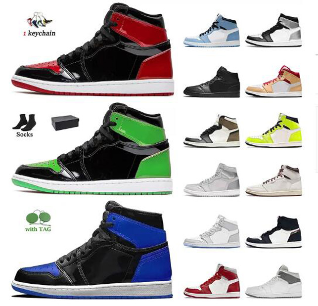 Patent Bred Green 1s High OG Basketball Shoes Fashion 2022 Jorda Jumpman 1 Women Mens Trainers Sports Illustrated Royal Blue A Ma Maniere Surfaces Stealth Sneakers, A10 diamond shorts 36-47
Patent Bred Green 1s High OG Basketball Shoes Fashion 2022 Jorda Jumpman 1 Women Mens Trainers Sports Illustrated Royal Blue A Ma Maniere Surfaces Stealth Sneakers, A10 diamond shorts 36-47