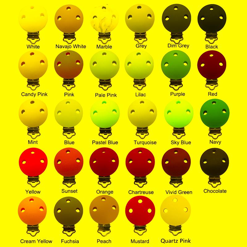 Pacifiers# Chenkai 50PCS Silicone Round Teether Clips DIY Baby Pacifier Dummy Teething Soother Nursing Jewelry Toy Accessory Holder ClipsPac
Pacifiers# Chenkai 50PCS Silicone Round Teether Clips DIY Baby Pacifier Dummy Teething Soother Nursing Jewelry Toy Accessory Holder ClipsPac