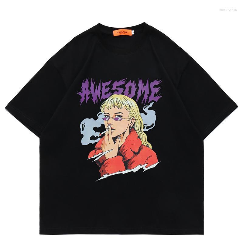 Men's T-Shirts Hip Hop Streetwear Harajuku Oversize T-Shirt Smoking Guy Graphic T Shirt 2022 Men Cotton Loose Tshirt Summer Short Sleeve Top, Black
Men's T-Shirts Hip Hop Streetwear Harajuku Oversize T-Shirt Smoking Guy Graphic T Shirt 2022 Men Cotton Loose Tshirt Summer Short Sleeve Top, Black