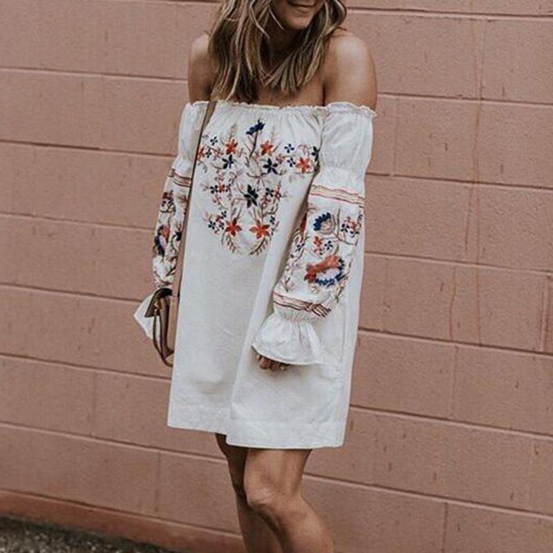 Casual Dresses Summer For Women 2022 Dress Elastic Pleated One-shoulder Print Ruffled Flared Long-sleeved Loose Waist Robe FemmCasual, Sky blue
Casual Dresses Summer For Women 2022 Dress Elastic Pleated One-shoulder Print Ruffled Flared Long-sleeved Loose Waist Robe FemmCasual, Sky blue