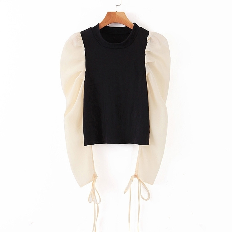 AGong O Neck Tshirt Fashion Transparent Long Sleeve Top Elegant Patchwork Lace Up Tees Female Ladies IAB Y200109, Xlte2102
AGong O Neck Tshirt Fashion Transparent Long Sleeve Top Elegant Patchwork Lace Up Tees Female Ladies IAB Y200109, Xlte2102