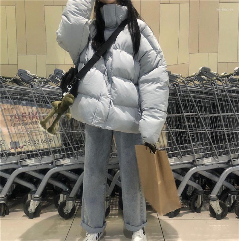 Women' Down & Parkas Winter Loose Solid Warm Cotton Jacket Korean Style Zipper Coat Harajuku Fashion Concealed Buckle Bubble Y2k Clothes Lu, Blue
Women' Down & Parkas Winter Loose Solid Warm Cotton Jacket Korean Style Zipper Coat Harajuku Fashion Concealed Buckle Bubble Y2k Clothes Lu, Blue