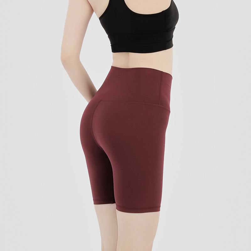 Long Yoga Shorts Running Bike Fitness Butter Soft Stretchy Sports Shorts Workout Leisure Nylon Gym Workout Pants