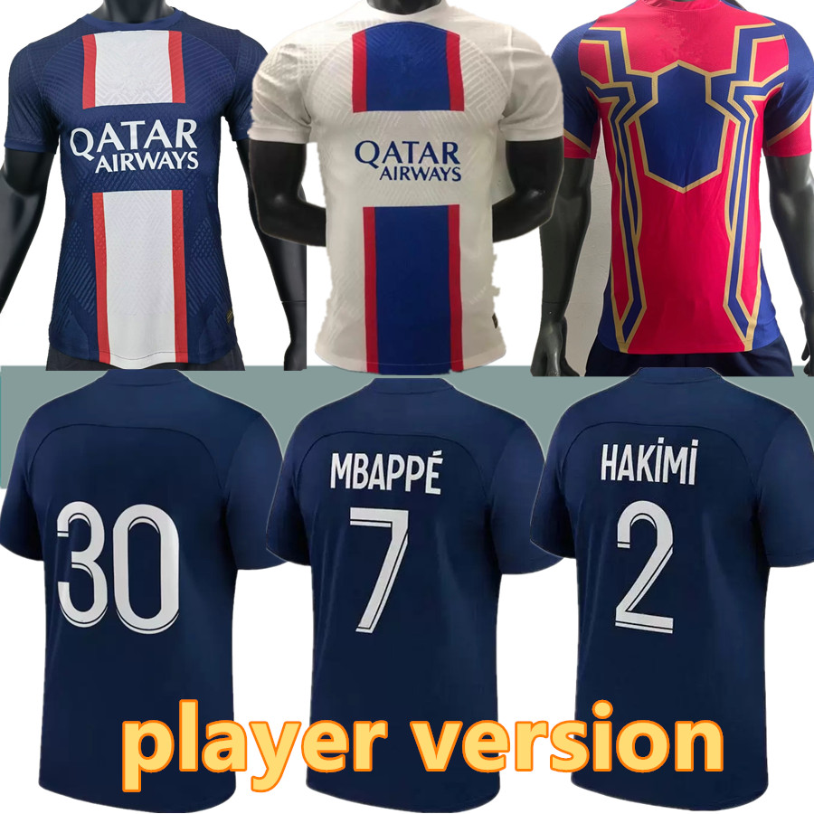 Player version MBAPPE HAKIMI PLAYER #30 soccer jersey SERGIO RAMOS 22 23 Maillots de football MARQUINHOS VERRATTI pSGS men 2022 2023 shirt uniforms maillot foot, 22-23 player version
Player version MBAPPE HAKIMI PLAYER #30 soccer jersey SERGIO RAMOS 22 23 Maillots de football MARQUINHOS VERRATTI pSGS men 2022 2023 shirt uniforms maillot foot, 22-23 player version