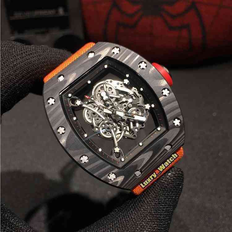uxury watch Date Luxury Mens Mechanics Watch Richa Skeleton Automatic Mechanical Sapphire Men Ntpt Whole Carbon Fiber Case Nylon Canvas Strap Sport Es, Blue
uxury watch Date Luxury Mens Mechanics Watch Richa Skeleton Automatic Mechanical Sapphire Men Ntpt Whole Carbon Fiber Case Nylon Canvas Strap Sport Es, Blue