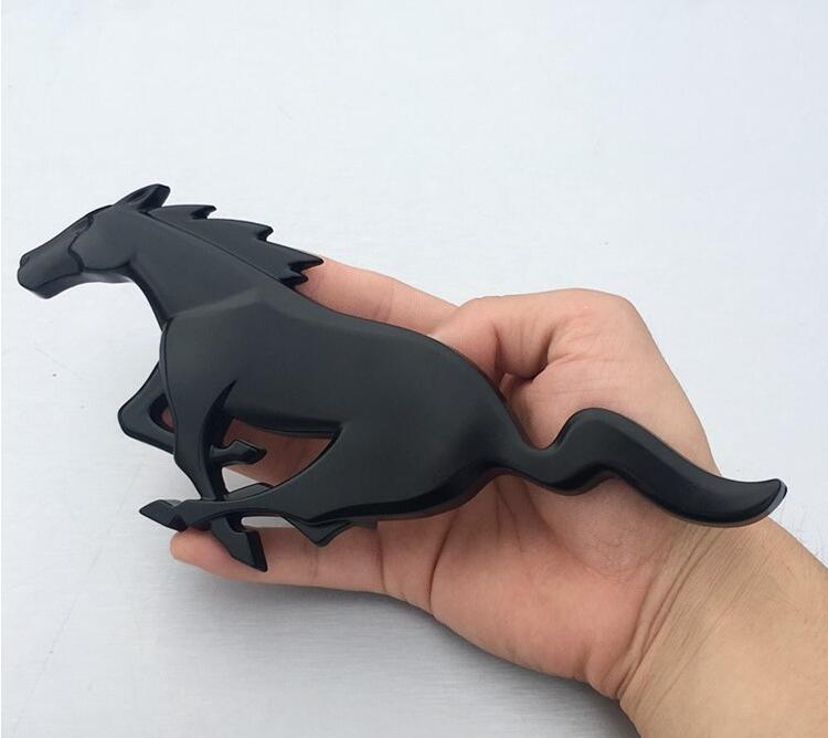 3D Horse Logo Metal Car Auto Front Hood Grille Emblem Car Sticker For Ford Universal