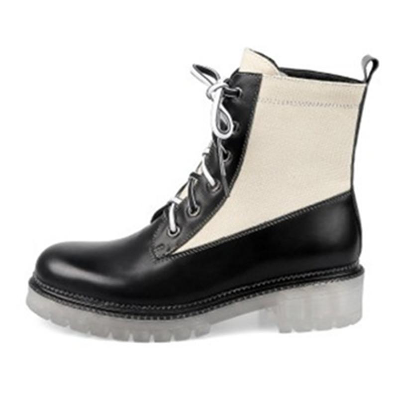 MoonMeek 2021 New Brand women boots genuine leather boots fashion lace up mixed colors casual ankle ladies shoes, Black
MoonMeek 2021 New Brand women boots genuine leather boots fashion lace up mixed colors casual ankle ladies shoes, Black