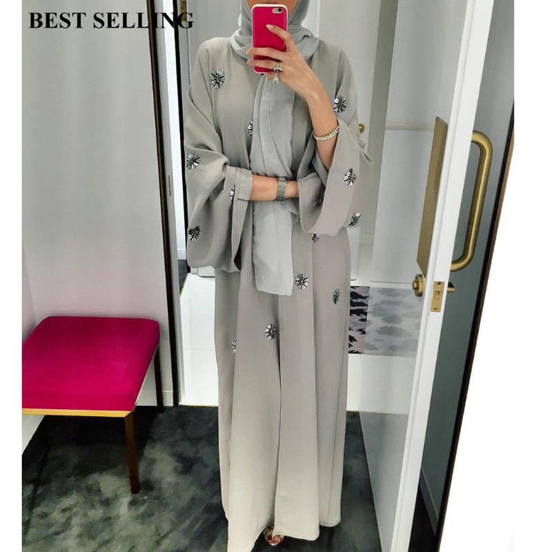 Ethnic Clothing Muslim Women Embroidery Open Cardigan Maxi Dress Katfan Abaya Dubai Kimono Prayer Service Islamic Long Robe Tunic Arab
Ethnic Clothing Muslim Women Embroidery Open Cardigan Maxi Dress Katfan Abaya Dubai Kimono Prayer Service Islamic Long Robe Tunic Arab